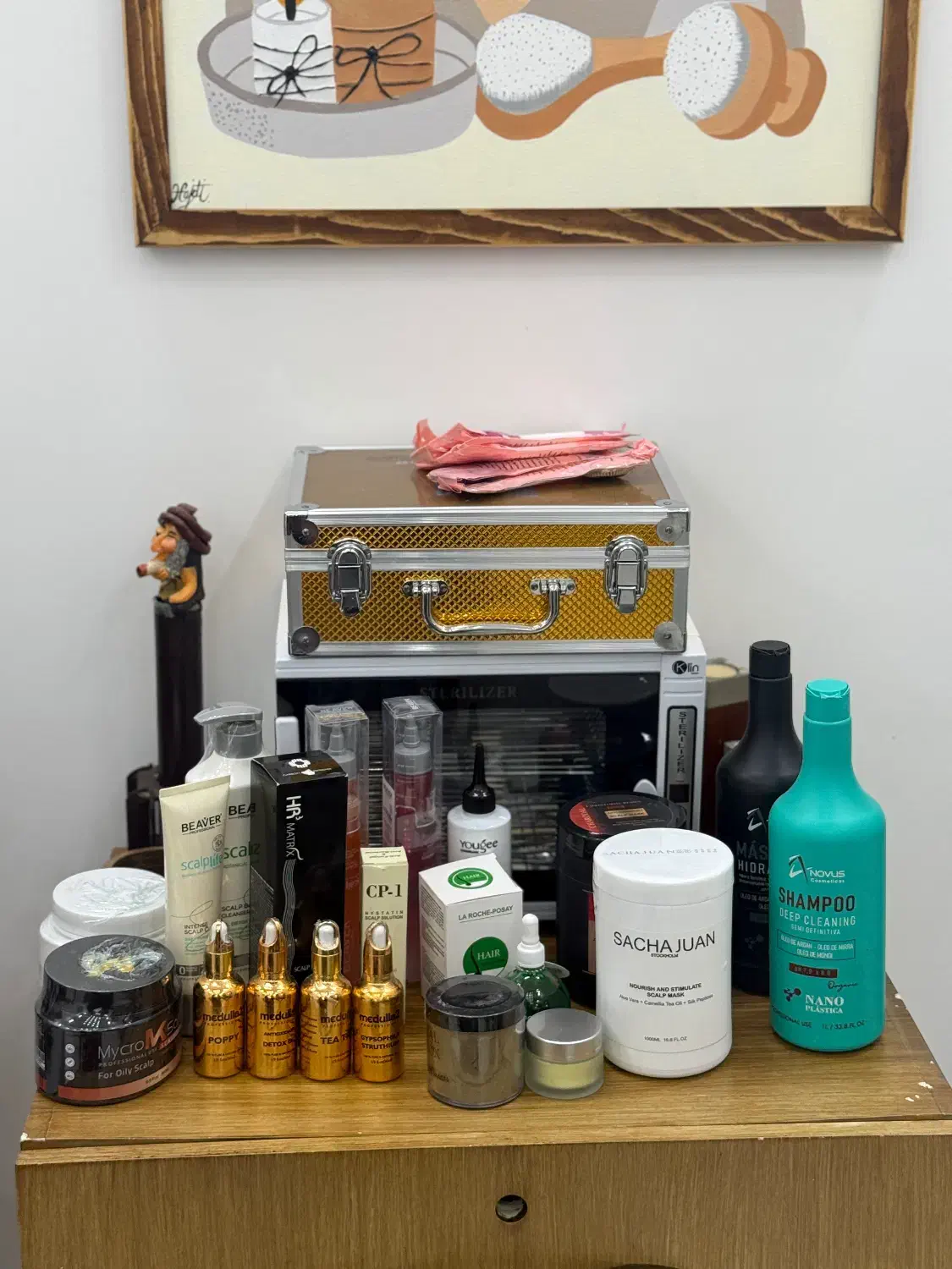 فروش کامل متریال کراتین، پاکسازی کف سر و دستگاهها|آرایشگاه و سالن‌های زیبایی|تهران, اختیاریه|دیوار