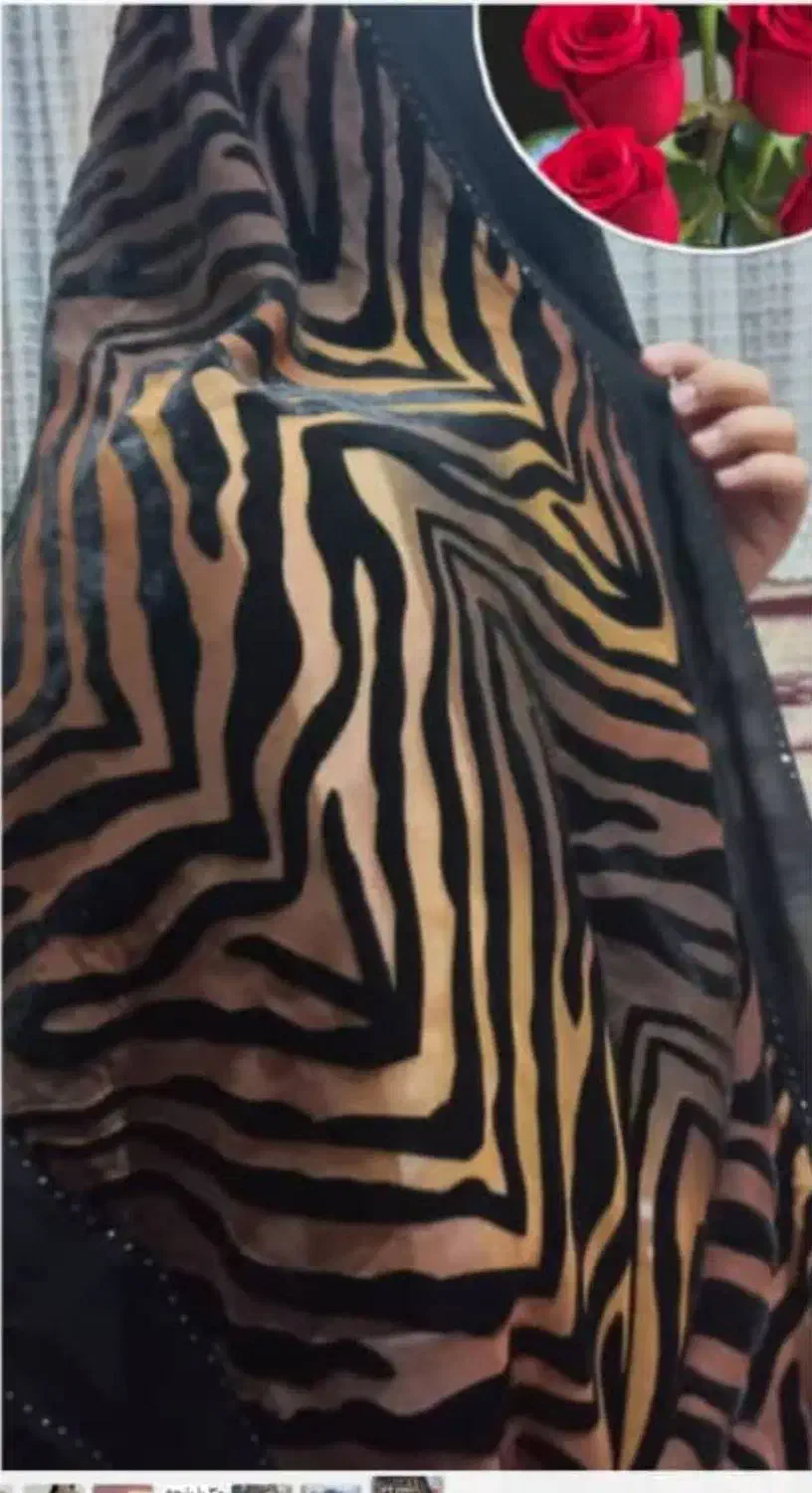 شال مخمل راه راه|لباس|دوگنبدان, |دیوار