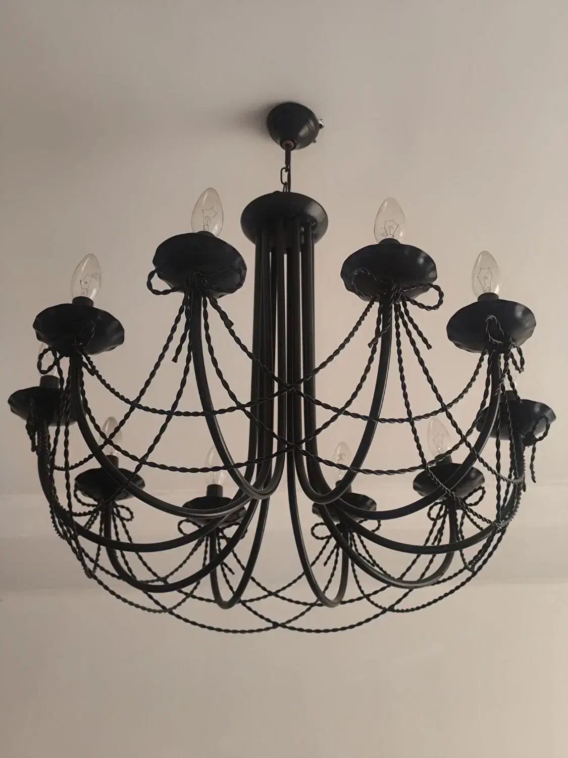 لوستر ۱۰شاخه وارداتی باکارات|لوستر و چراغ آویز|کرج, شهرک نهال و بذر|دیوار