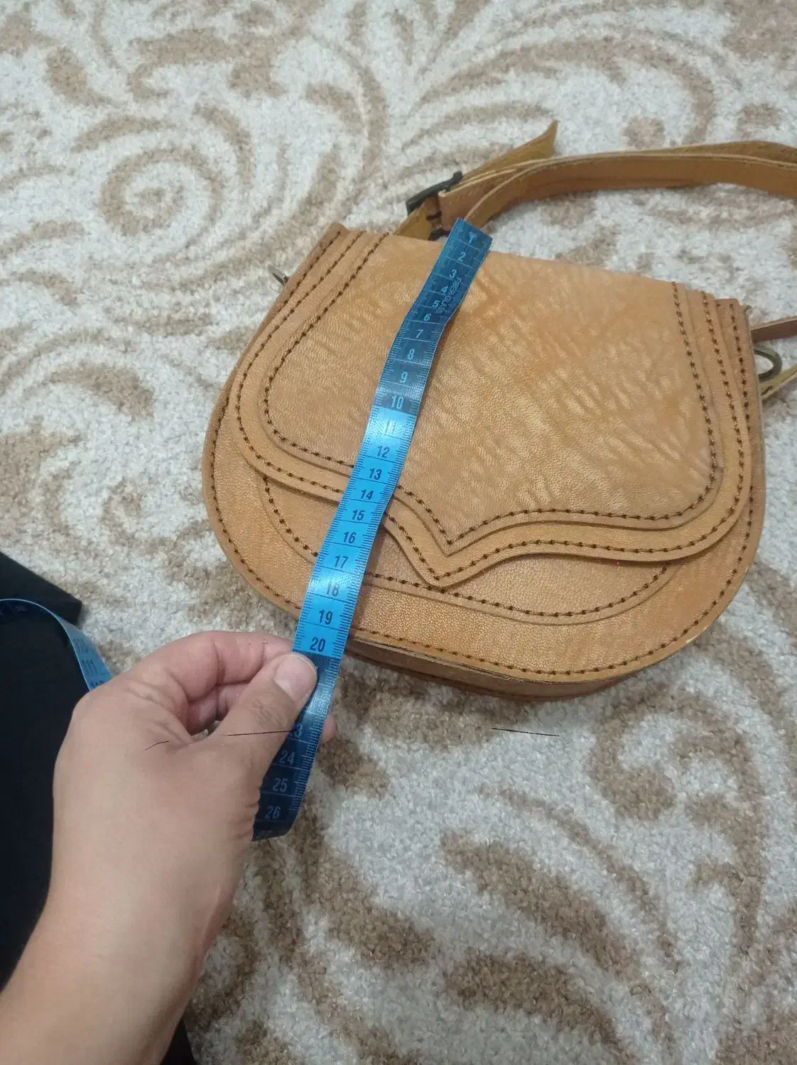 سه عدد کیف چرم طبیعی نو|کیف، کفش، کمربند|هشتگرد, هشتگرد قدیم|دیوار