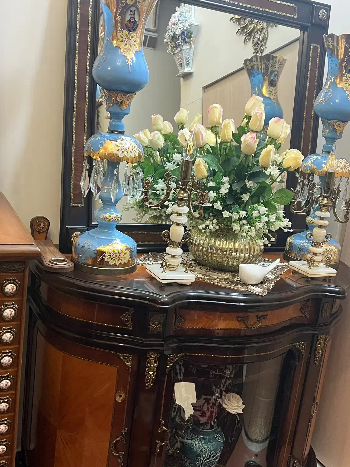 آینه کنسول|بوفه، ویترین، کنسول|اهر, |دیوار