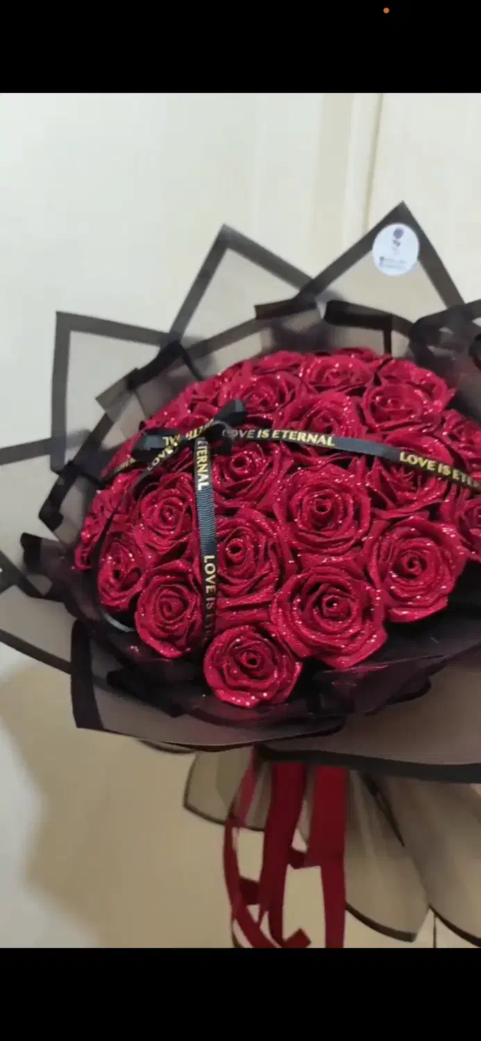 گل ربانی جاودان|گل مصنوعی|تربتحیدریه, باغ ملی|دیوار