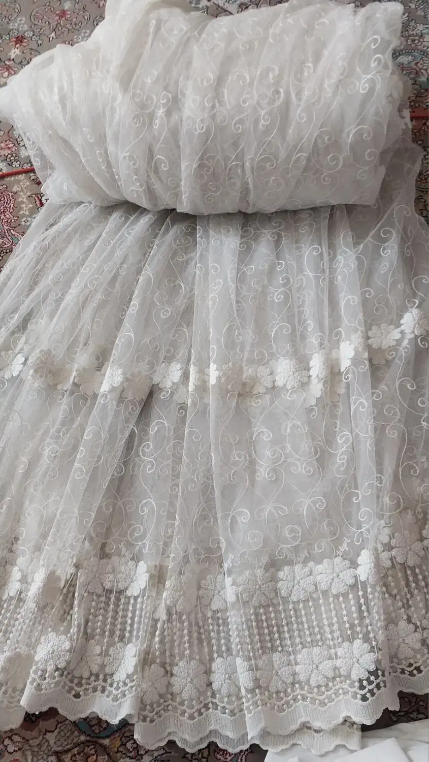 پرده تور سالم|پرده، رانر، رومیزی|هشتگرد, شهرک ریحانه|دیوار