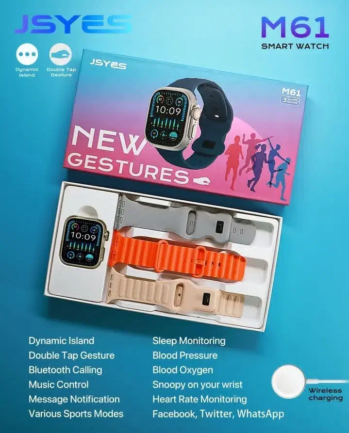 ساعت هوشمند دارای 3 بند|ساعت|نیشابور, میدون بار|دیوار