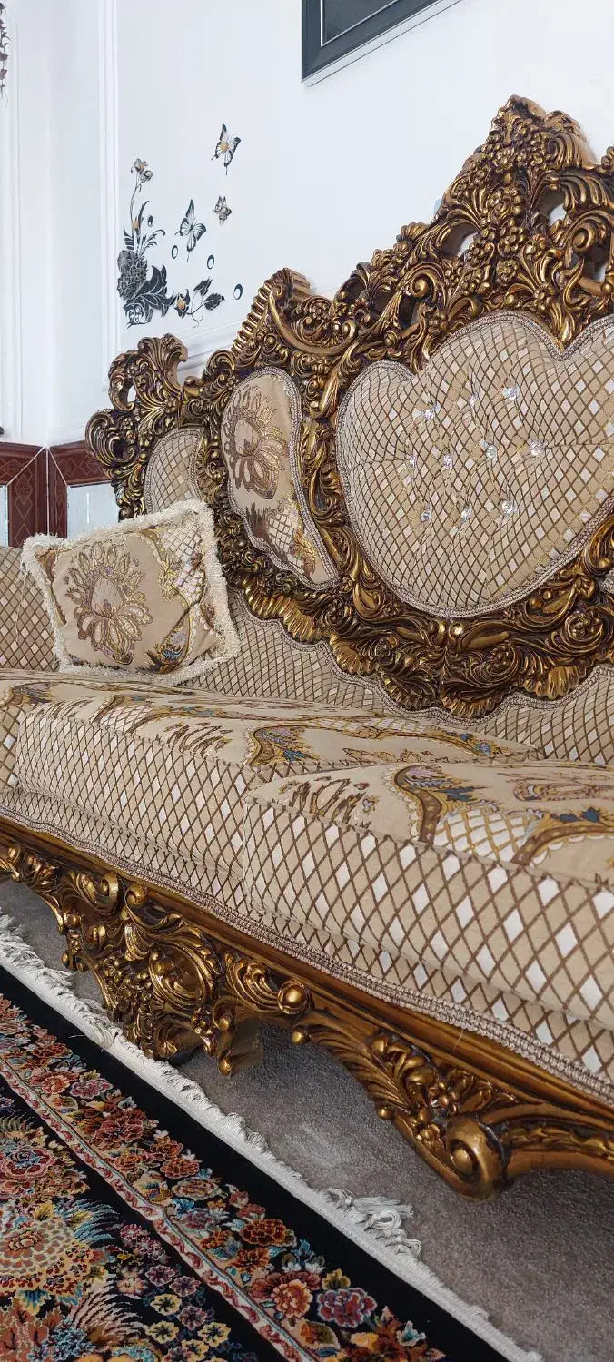 مبل سلطنتی اصل طرح قدیم|مبلمان خانگی و میز عسلی|بندر ماهشهر, |دیوار