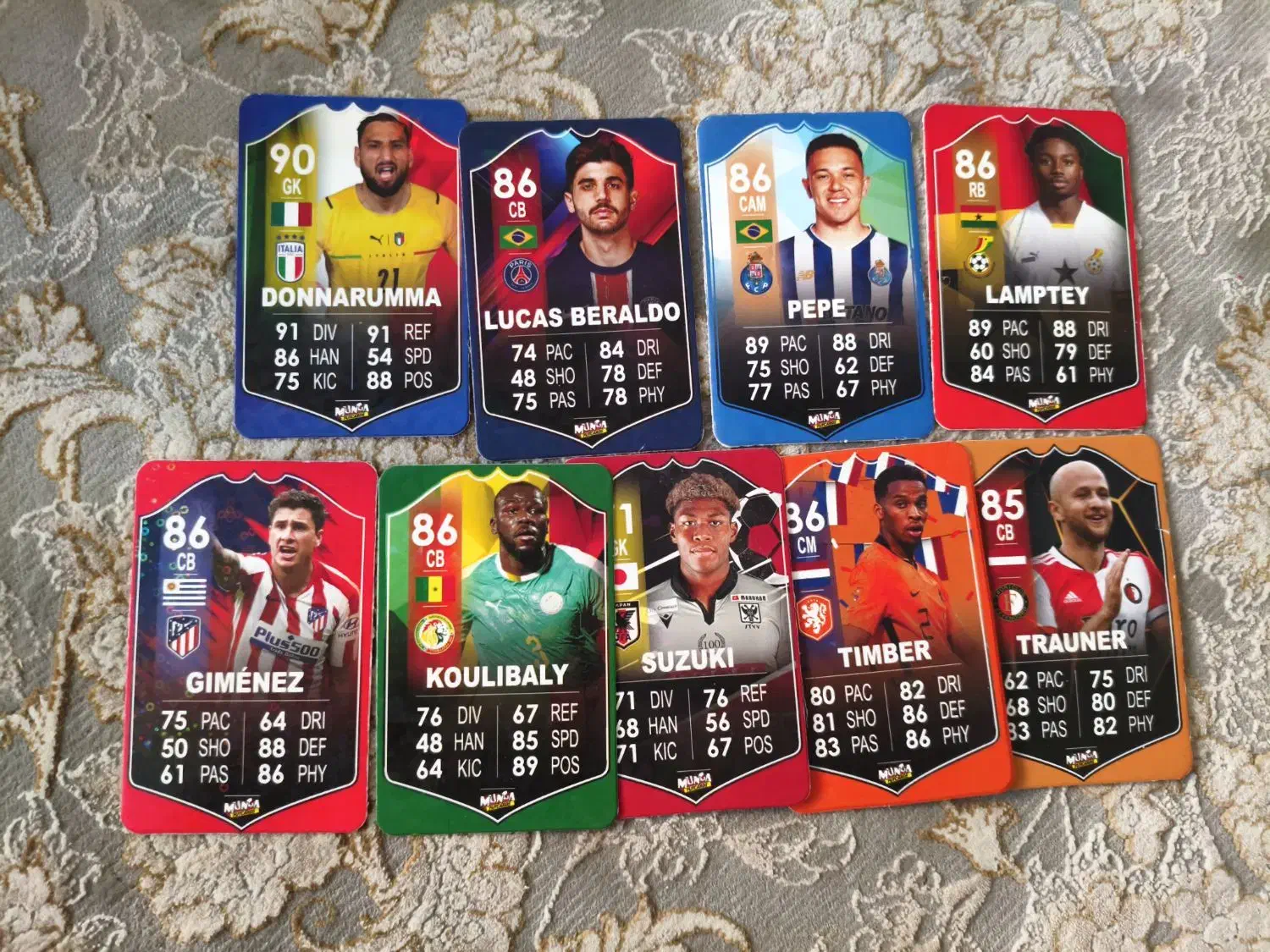 کارت فوتبالی مونگا|کلکسیون و سرگرمی|محمدیه-قزوین, |دیوار