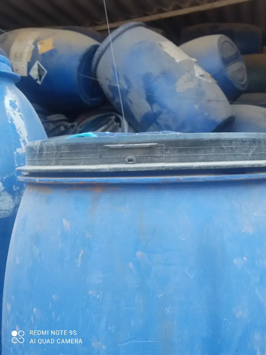 بشکه۱۲۰و۲۲۰ خارجی با درب و کمربند|ظروف نگهدارنده، پلاستیکی، یکبارمصرف|شوش, |دیوار