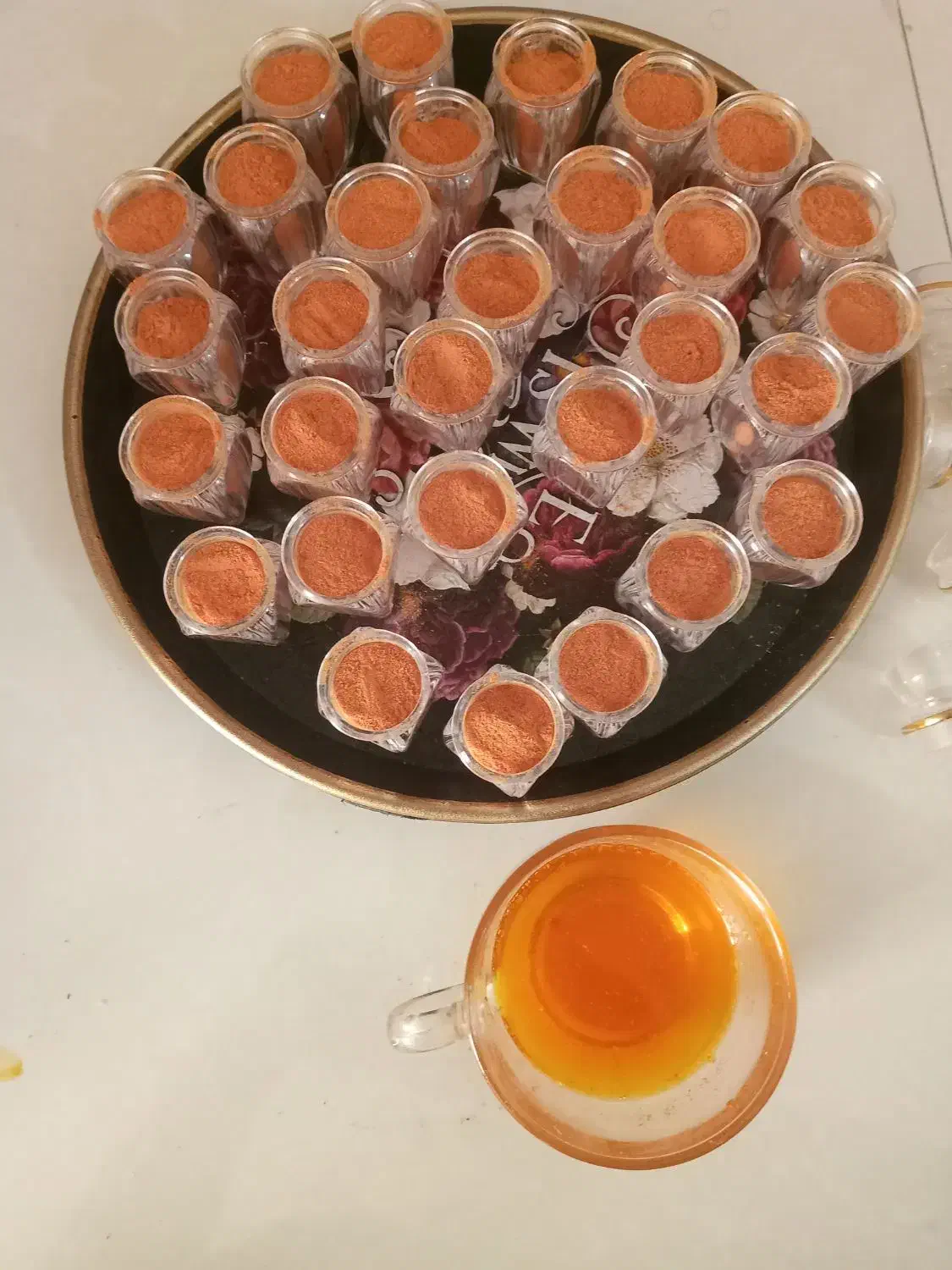 پودرزعفران‌کاملا‌طبیعی‌وخانگی‌عطر‌ورنگ‌طبیعی|خوردنی و آشامیدنی|بم, |دیوار