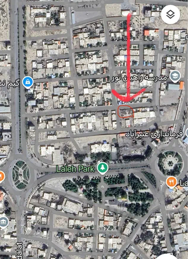 زمین مسکونی ۱۱قصب سند معتبر در بهترین نقطه شهر|فروش زمین و ملک کلنگی|عنبرآباد, |دیوار