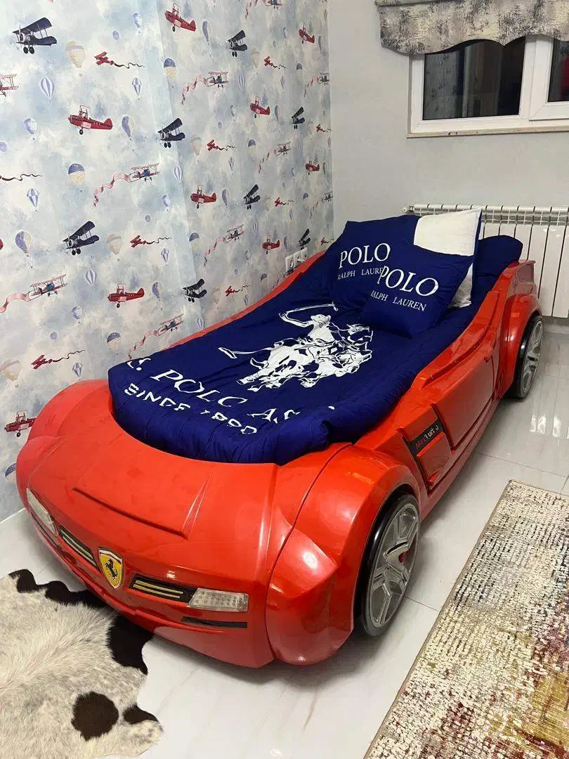 تخت و دراور نوجوانی طرح ماشین فراری|تخت و سرویس خواب|تبریز, |دیوار