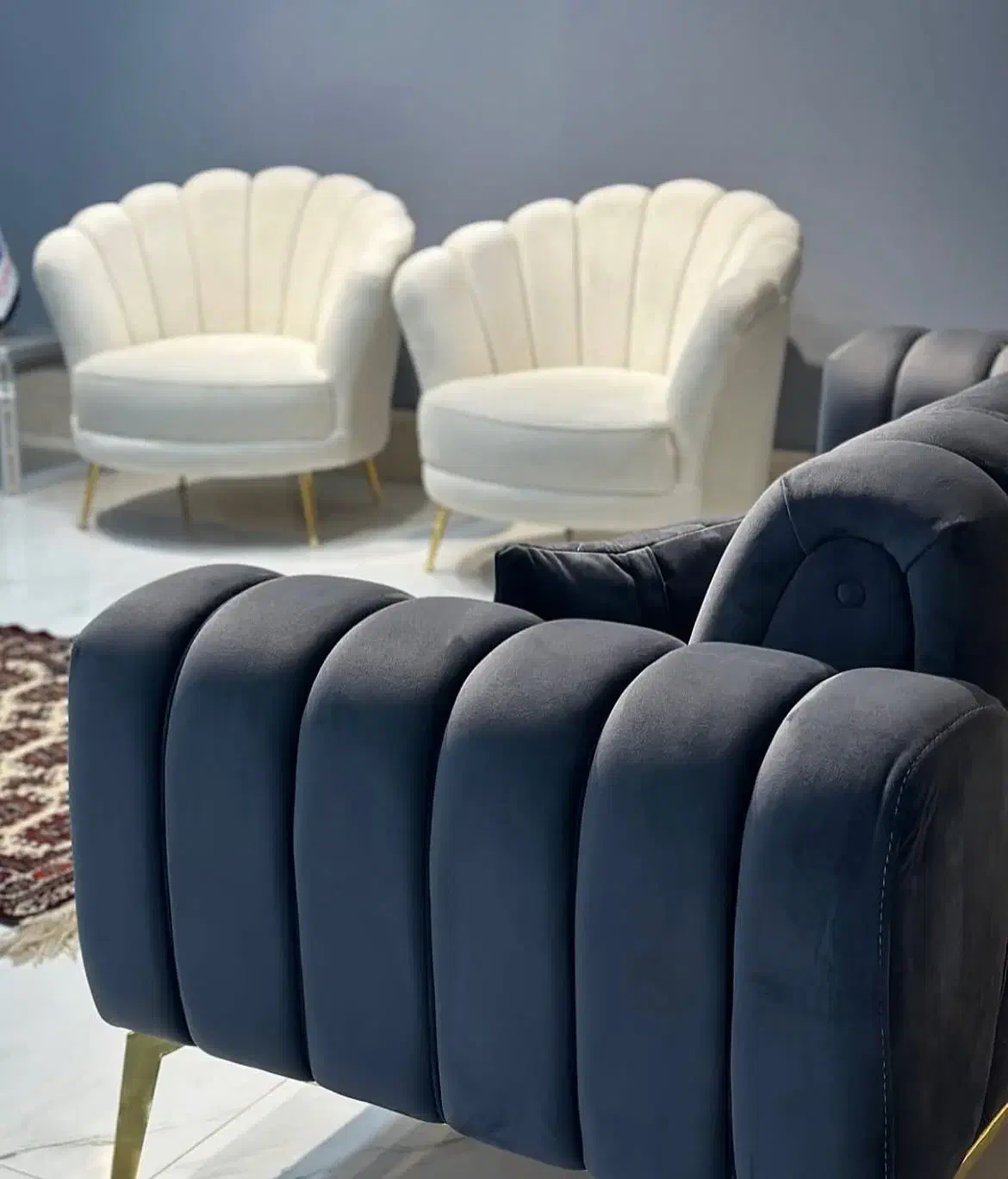 ۲۲مبل ریسا،لوبیایی،تنهاتولیدی مبلمان پفکی یاسوج|مبلمان خانگی و میز عسلی|یاسوج, |دیوار