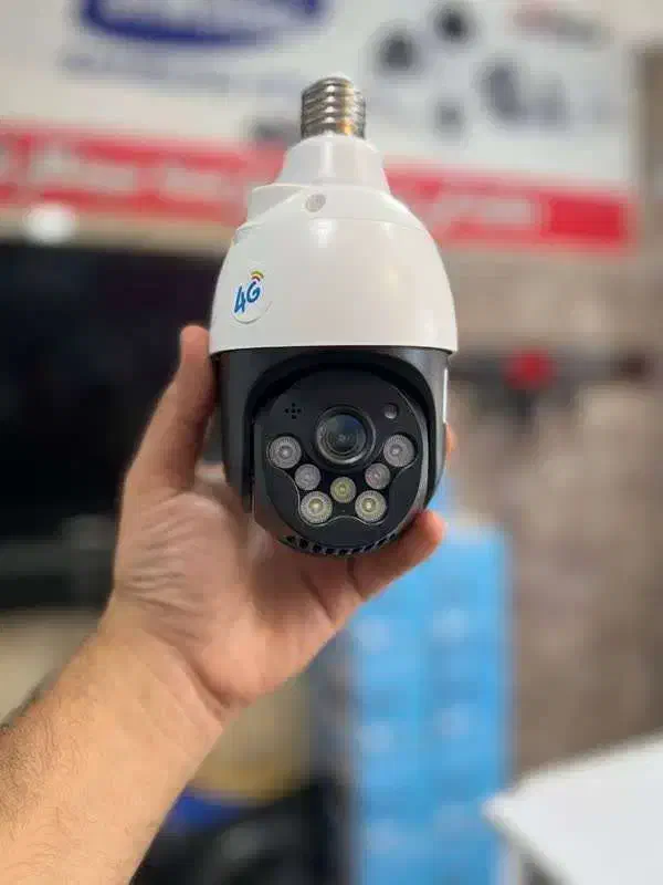 دوربین سیمکارت خور بیسیم خورشیدی ضدآب سمنان|دوربین مداربسته|سمنان, |دیوار