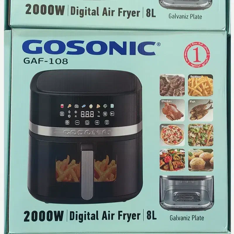 سرخکن گاسونیک/بدون روغن|اجاق گاز و لوازم برقی پخت‌وپز|بومهن, |دیوار