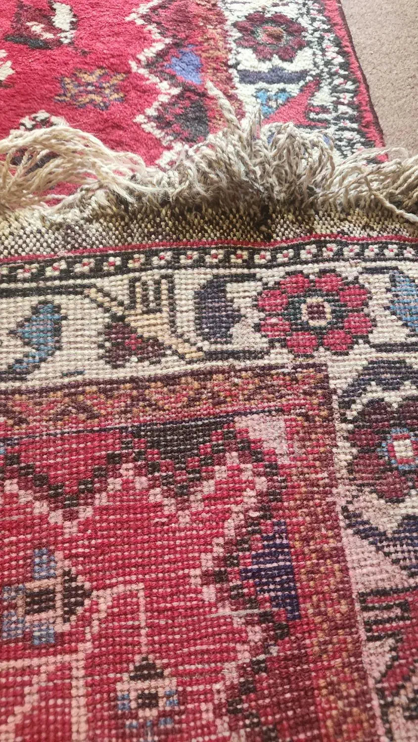 کناره دست باف گبه طرح فرش|فرش|شیراز, فخرآباد (دروازه کازرون)|دیوار