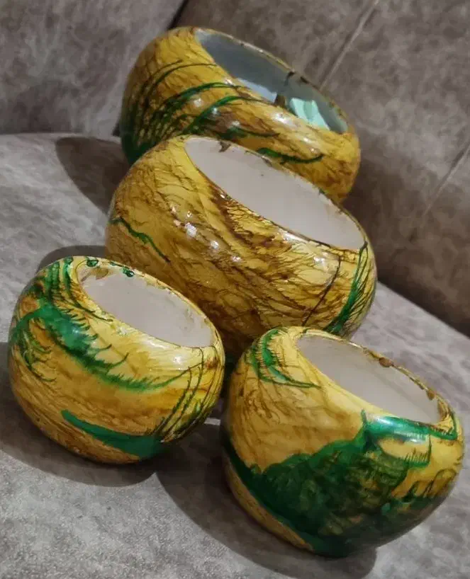 گلدان|گل و گیاه طبیعی|قم, قلعه یزدیها|دیوار