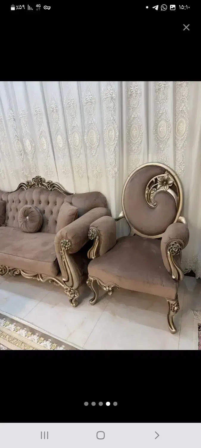 مبلمان میز غذا خوری کنسول در حد نو|مبلمان خانگی و میز عسلی|قم, در بهشت|دیوار