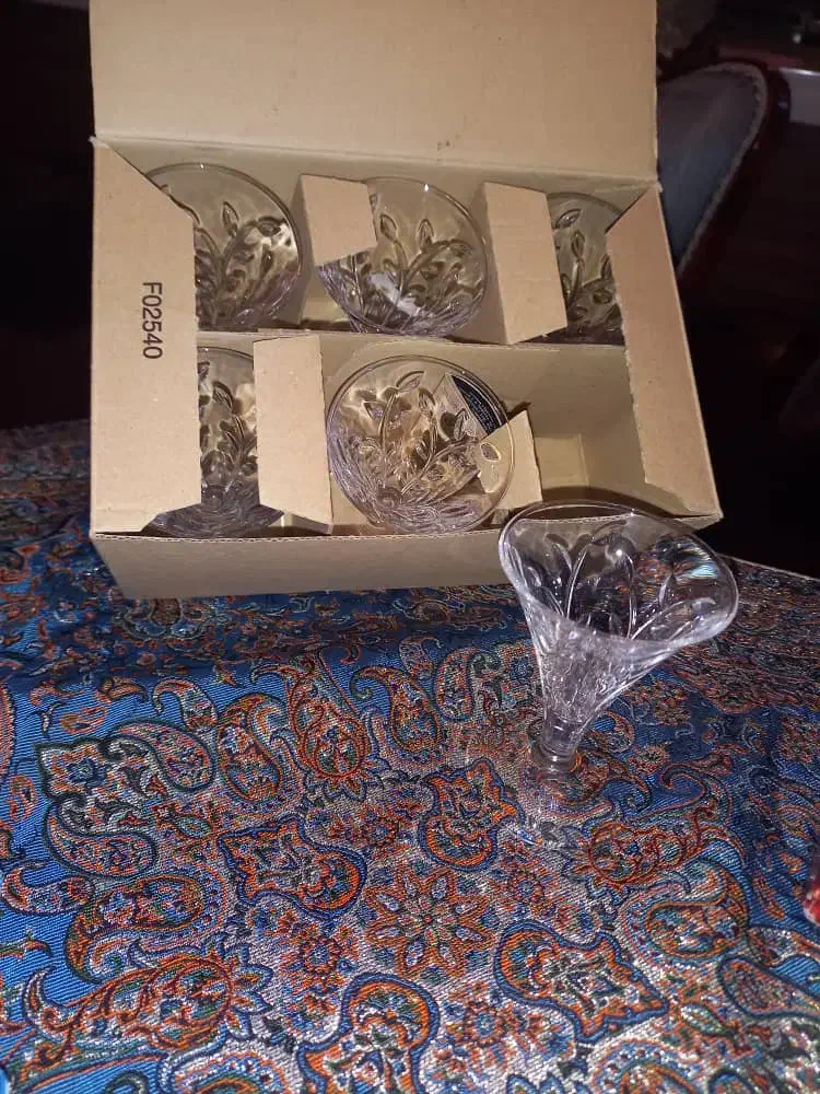 تنگ و جام بلوری|صنایع دستی و سایر لوازم تزئینی|تهران, ایوانک|دیوار