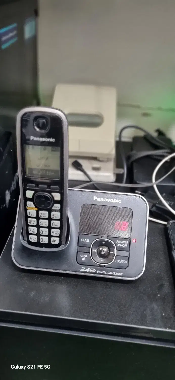 تلفن بیسیم پاناسونیک|تلفن رومیزی|رشت, منظریه|دیوار