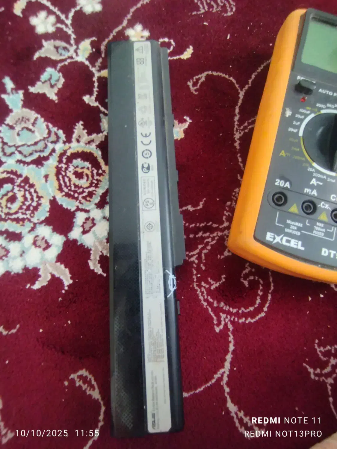 باطری لیتیومی ایسوس اصل|رایانه همراه|سنندج, |دیوار