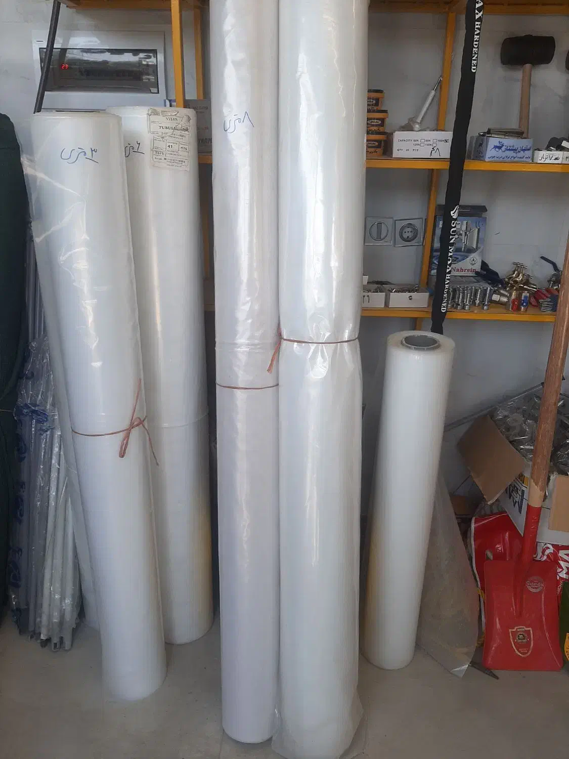 پلاستیک عریض سفید|فروشگاه و مغازه|اصفهان, کشاورزی|دیوار