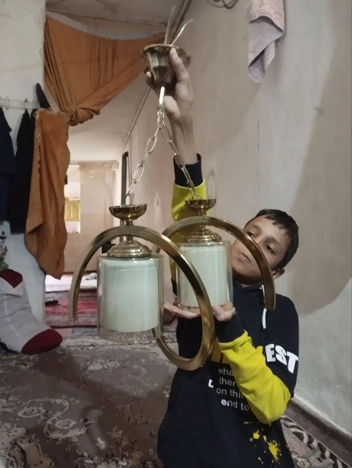 لوستر نو دولامپه|لوستر و چراغ آویز|پاکدشت, پاکدشت (مامازند)|دیوار