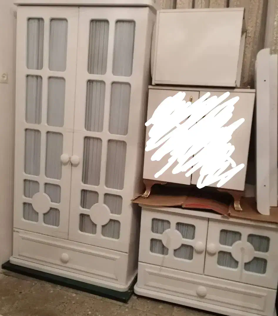 سرویس تخت و کمد نوزاد|تخت و صندلی بچه|گرگان, |دیوار