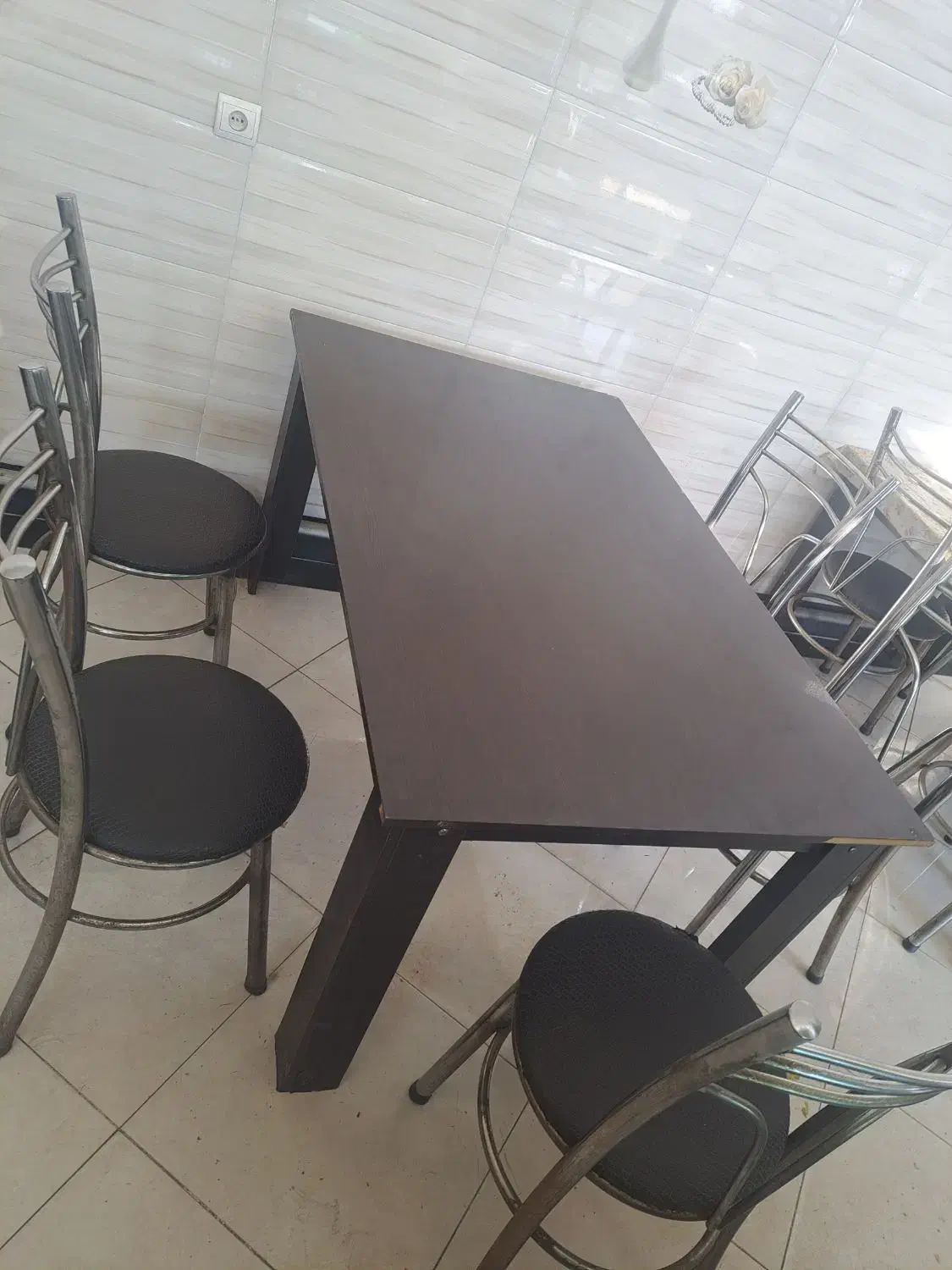 میز صندلی رستورانی|میز و صندلی غذاخوری|صوفیان, |دیوار