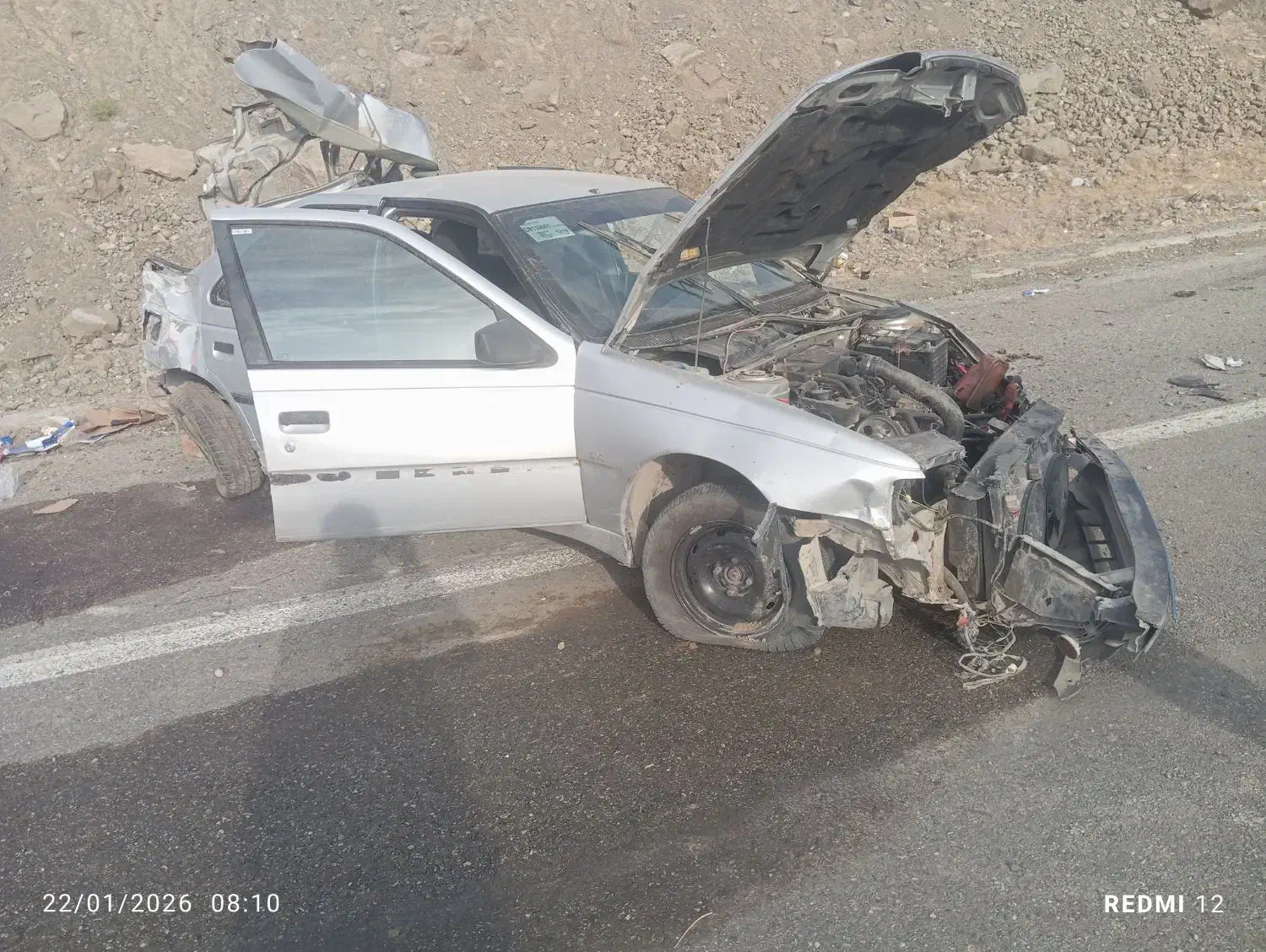 ۴۰۵مدل۸۳تصادفی|خودرو سواری و وانت|زاهدان, |دیوار