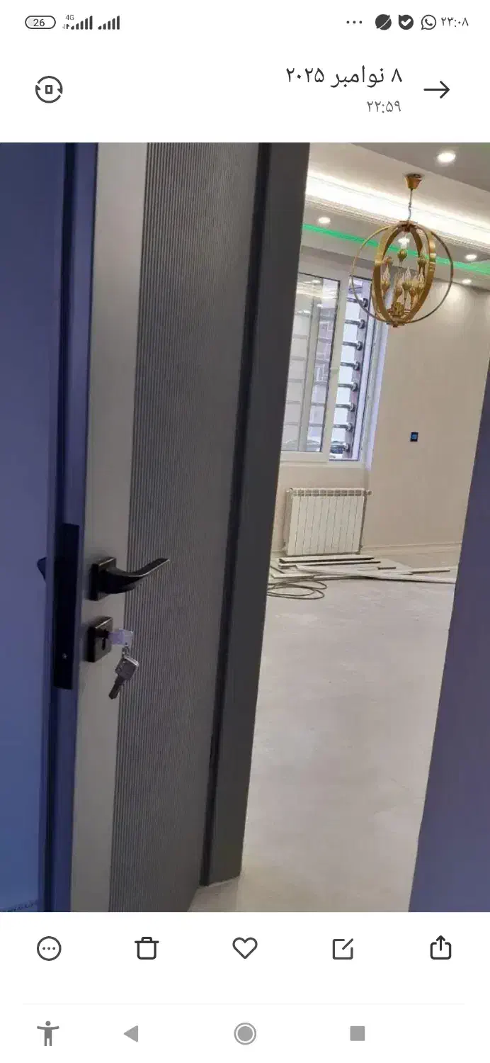 نصاب درب چوبی اتاقی و ضد سرقت ساخت upvc|مصالح و تجهیزات ساختمان|شیراز, شهرک ویلایی بهاران|دیوار