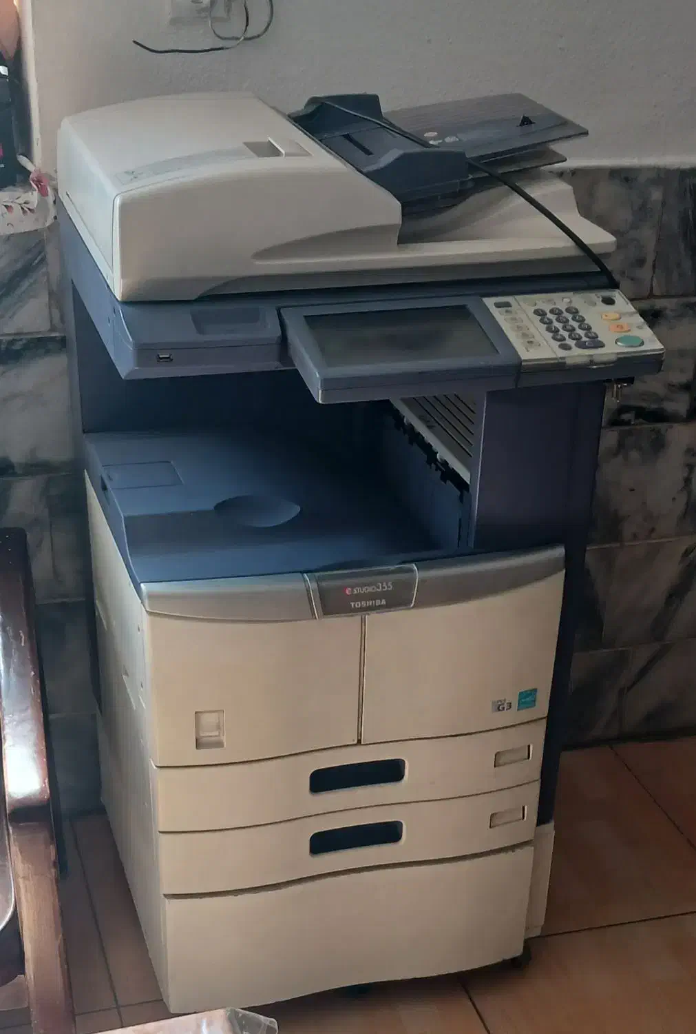 دستگاه فتوکپی e studio 355 toshiba|پرینتر، اسکنر، کپی، فکس|مشهد, فاطمیه|دیوار