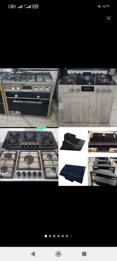 انواع گاز صفحه ای طرح فر انواع هود کوی طلاب کوچه1|اجاق گاز و لوازم برقی پخت‌وپز|شیراز, طلاب|دیوار