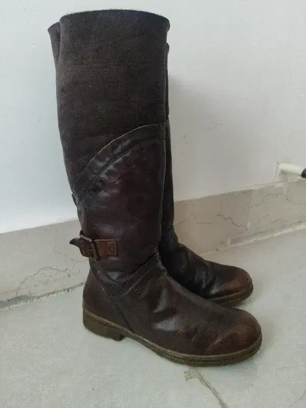 چکمه چرم اصل سایز 39|کیف، کفش، کمربند|خرمآباد, |دیوار