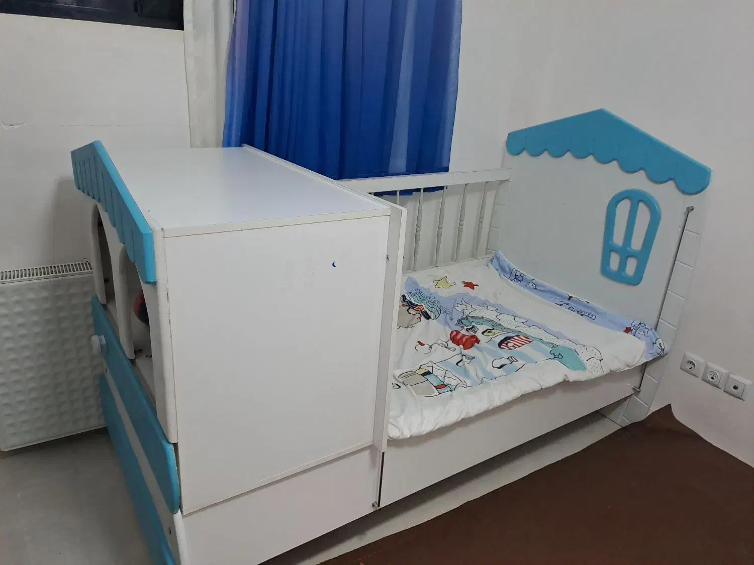 تخت بچه|تخت و سرویس خواب|شهرکرد, |دیوار