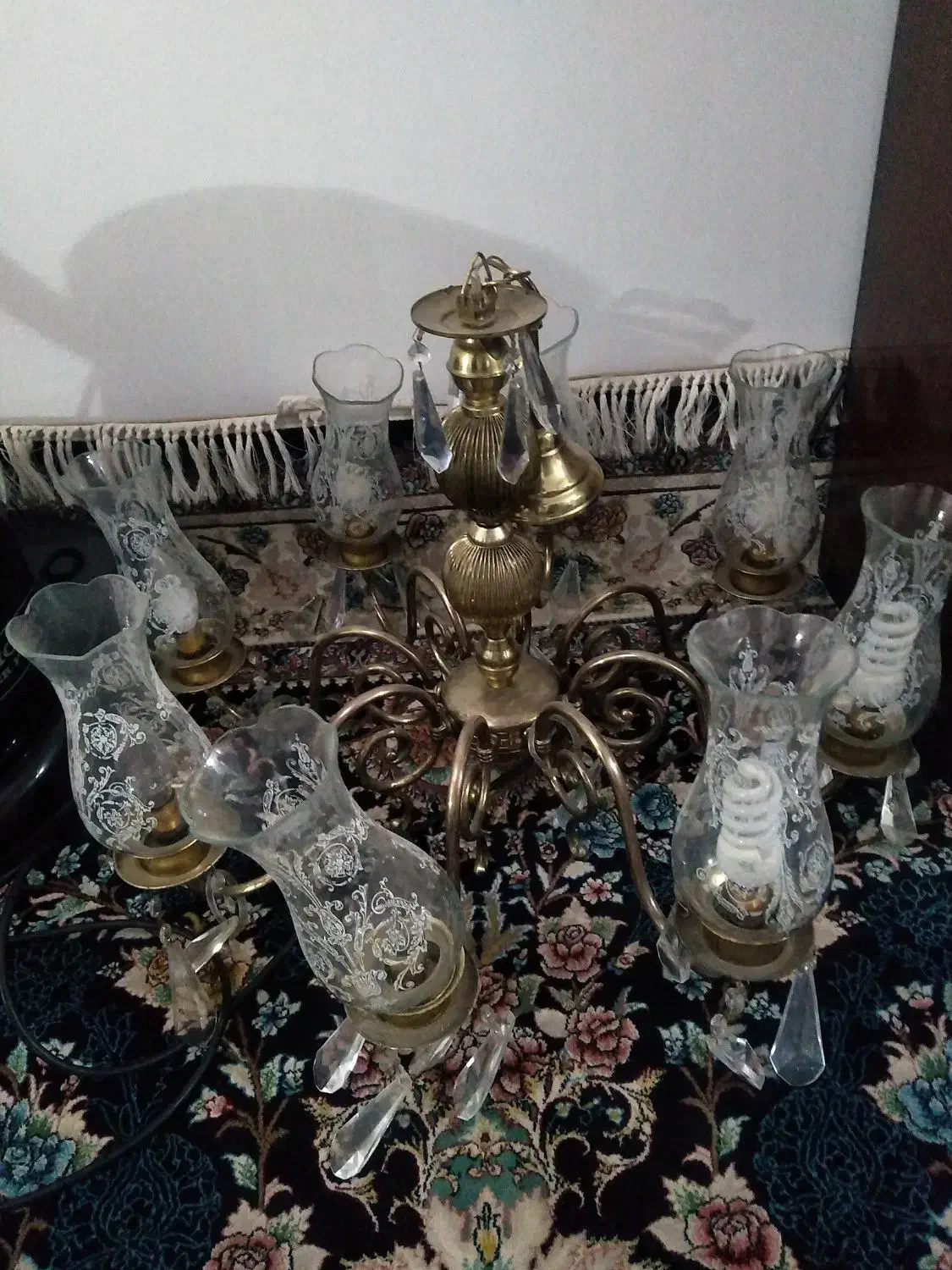 لوستر قدیمی|لوستر و چراغ آویز|مشهد, شهید قربانی|دیوار