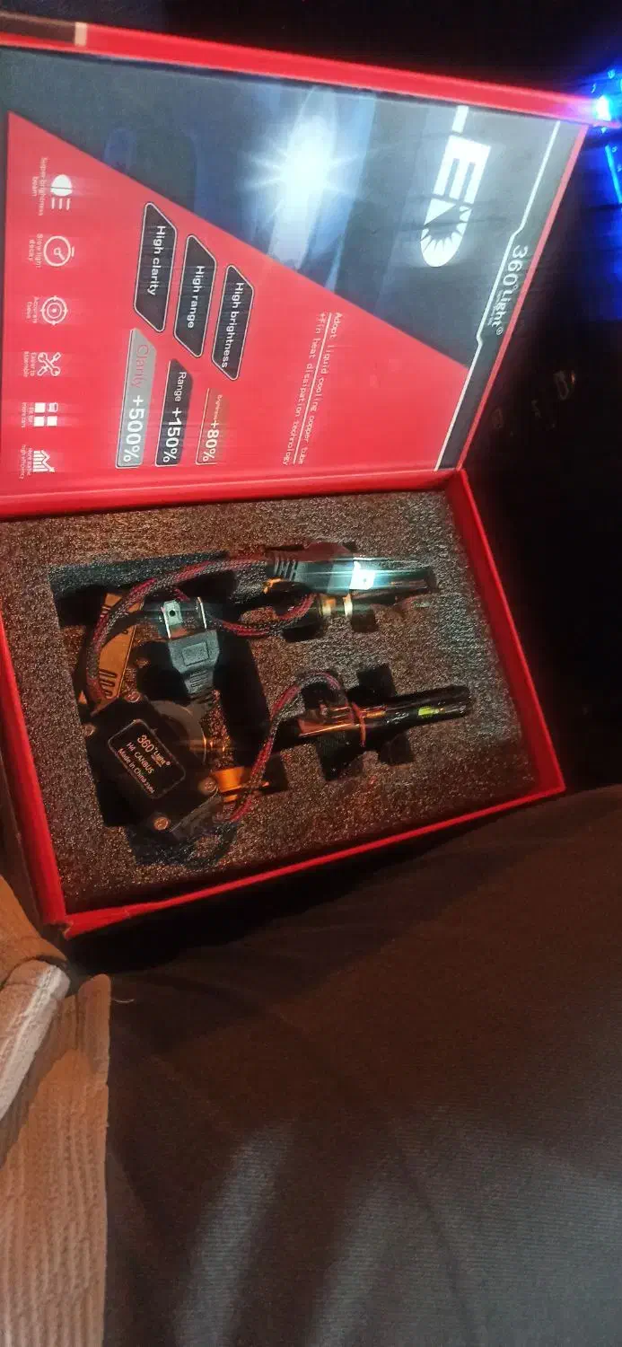 هدلایت دو کنتاک نور پایین و نور بالا|قطعات یدکی و لوازم جانبی|زنجان, |دیوار