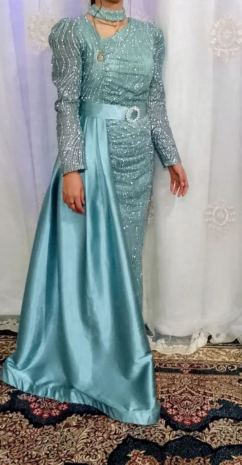 لباس مجلسی سنگدوزی شده|لباس|محمدشهر, محمدشهر|دیوار