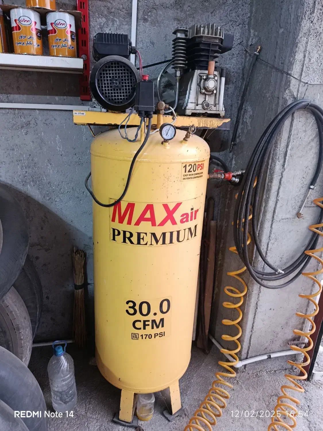 پمپ باد ۲۵۰ سه اسب|ابزارآلات|نهاوند, |دیوار