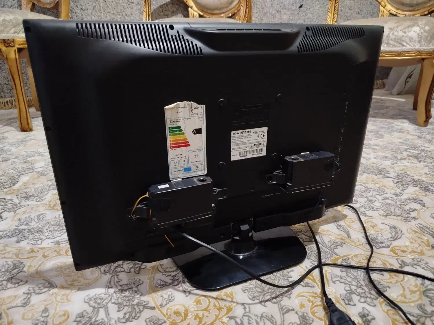 مانیتور X.Vision 24XS450 ، سالم ، خط‌ و خش جزئی|تلویزیون و پروژکتور|یاسوج, |دیوار