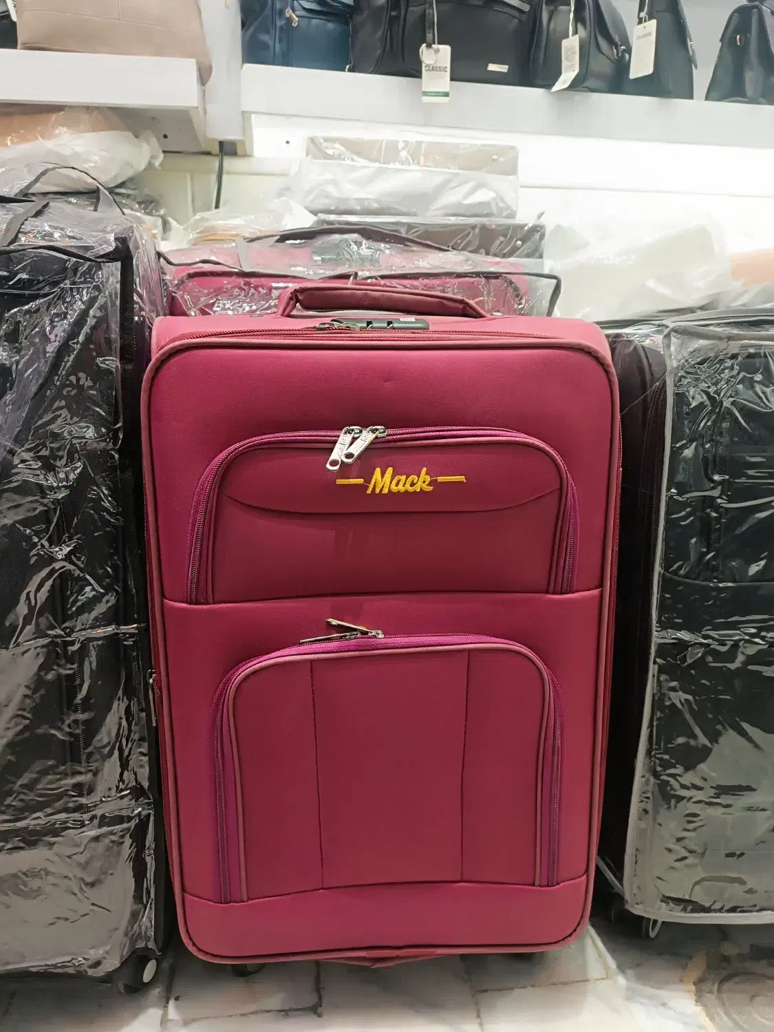 چمدان برزنتی فایبر pp اقساطی|کیف، کفش، کمربند|مشهد, رده|دیوار