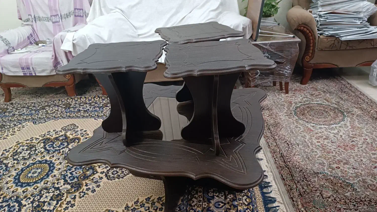 میز وسط مبل کم جا و شیک|مبلمان خانگی و میز عسلی|تهران, نیکنام|دیوار