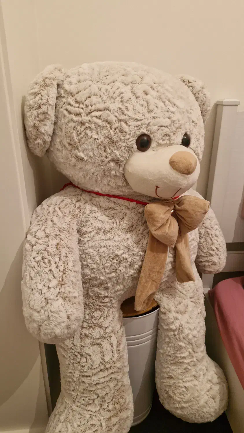 عروسک خرس پالیشی پاپیون دار مناسب هدیه ولنتاین|اسباب‌بازی بچه|تهران, گرگان|دیوار