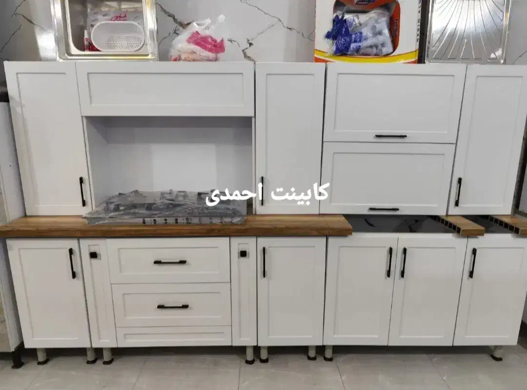 کابینت ممبران سفید سیلور ترک آیسان کد ۹۱|مصالح و تجهیزات ساختمان|رشت, پیرکلاچای|دیوار