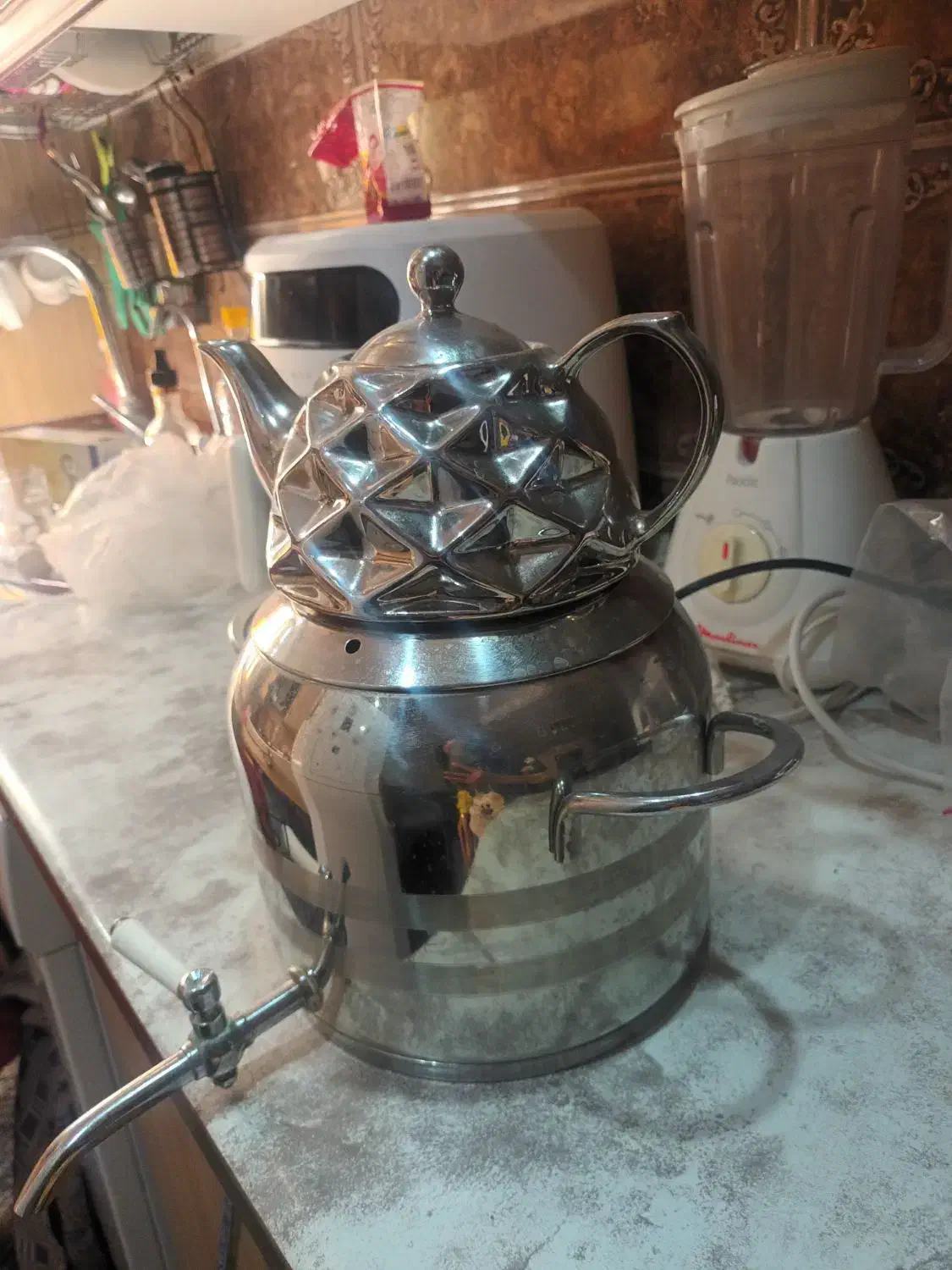 کتری قوری 4.5.لیتری|قوری، کتری، قهوهساز دستی|ری, ولی آباد|دیوار