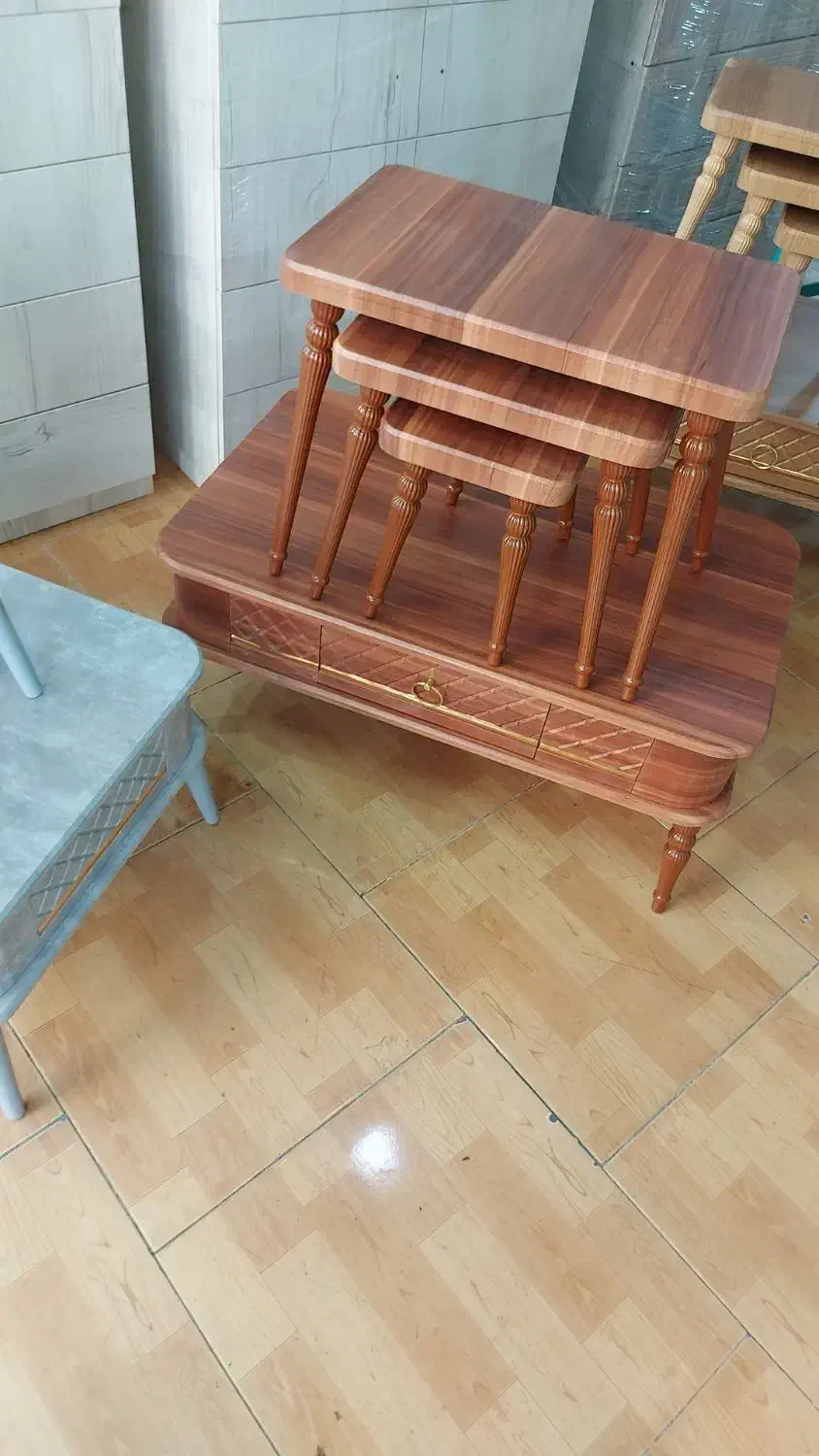 میز جلو مبلی عسلی۴تیکه۲۵۹۰|مبلمان خانگی و میز عسلی|هشتگرد, شهرک ایران خودرو|دیوار