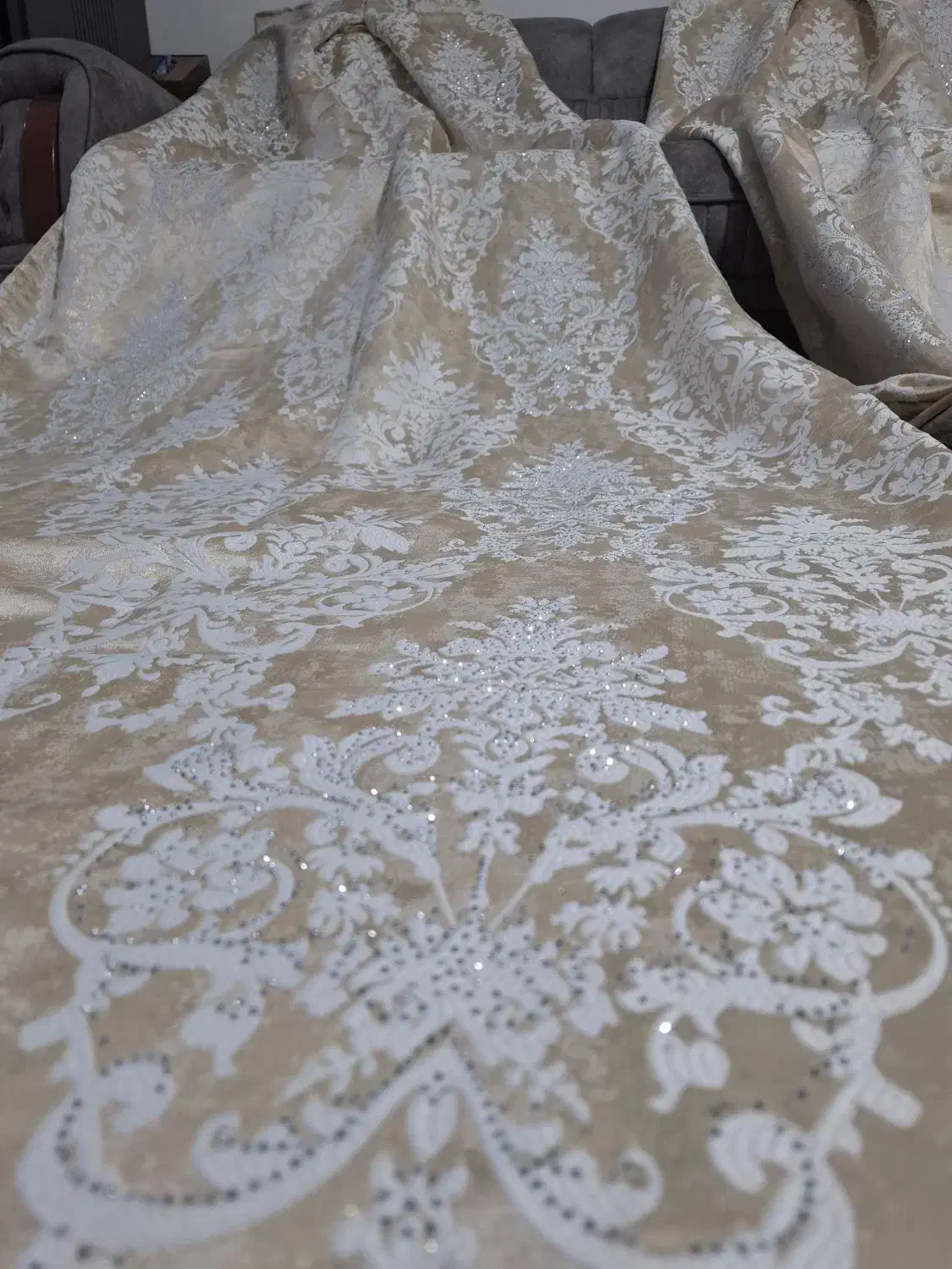 والان پرده|پرده، رانر، رومیزی|کرج, باغستان|دیوار