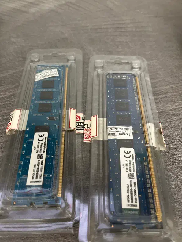 ۲ عدد رم کینگستون DDR3 / 4G / 1600MHz 12800|قطعات و لوازم جانبی رایانه|تهران, سلسبیل جنوبی|دیوار
