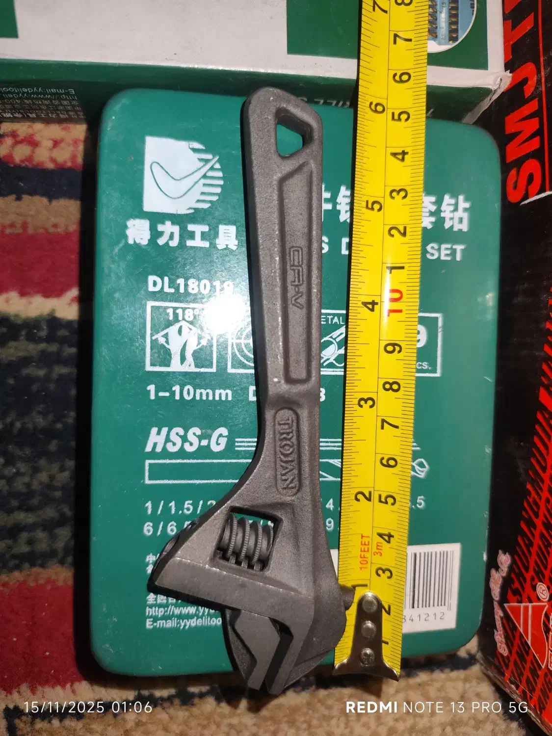 آچار فرانسه فورج درجه یک اچار فرانسه ابزار|ابزارآلات|اصفهان, لاله|دیوار