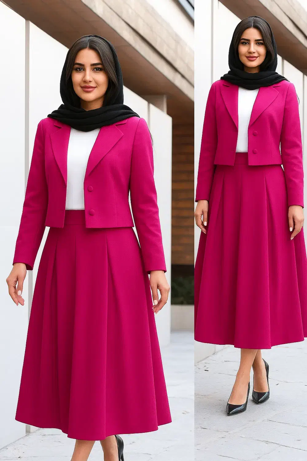 کت کراپ ودامن مناسب مهمونی|لباس|شاهین‌شهر, شهرک گلدیس|دیوار