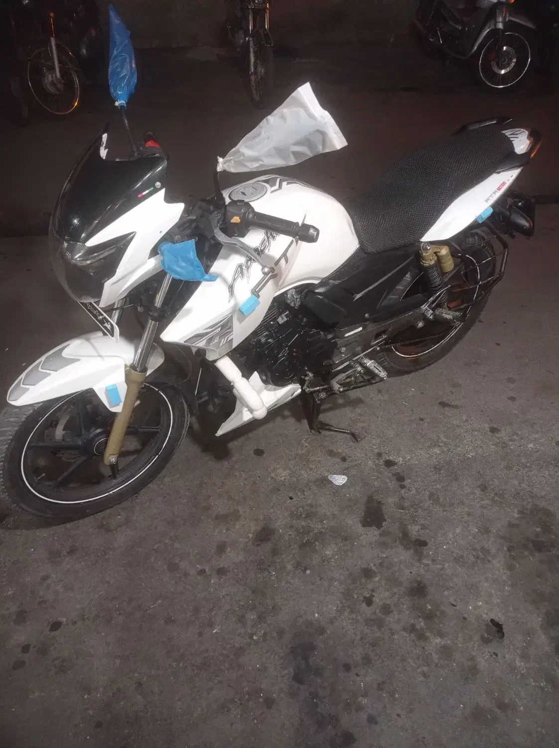 موتور اپاچی ۱۸۰مزایده|موتورسیکلت|قرچک, مهدیه|دیوار