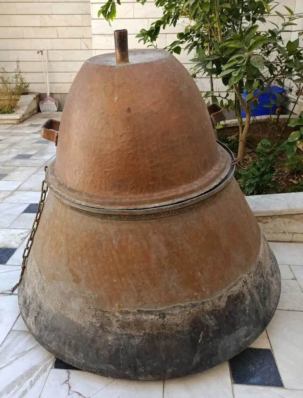 دیگ گلابگیری فروشی مسی|کلکسیون اشیاء عتیقه|کاشان, امیرکبیر|دیوار